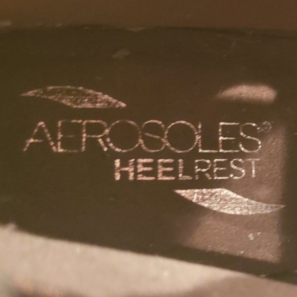 Aerosoles Chocolate Brown High Heel Desert boot - Picture 5 of 16